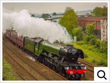 Flying Scotsman working 09:07 hrs Royal Duchy Bristol to Par through Newton Abbot